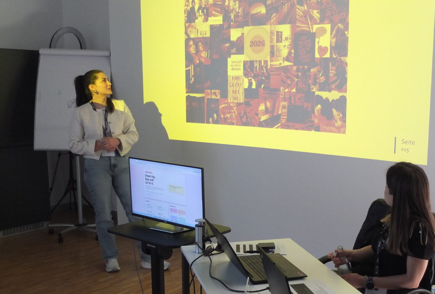 Schülerinnen beim Girls' Day 2026 bei xpecto im Büro